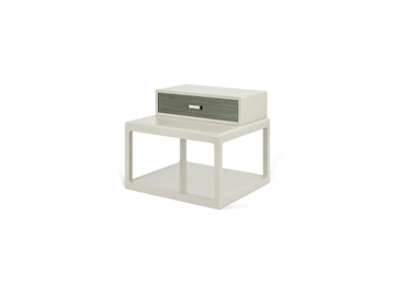 SAGE - Rectangular wooden bedside table with drawer by JOSÉ LEITE DE CASTRO - view 3